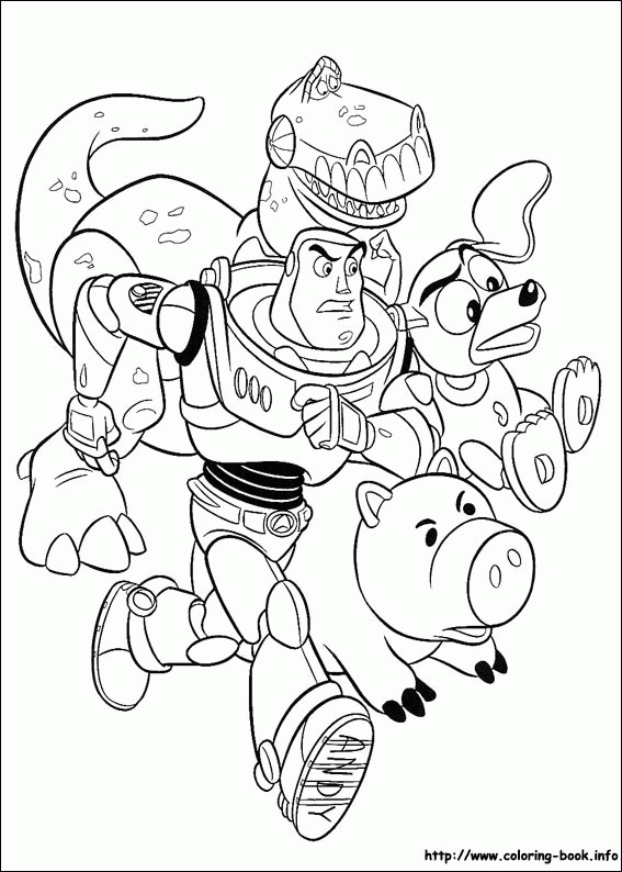 Toy Story kolorowanki